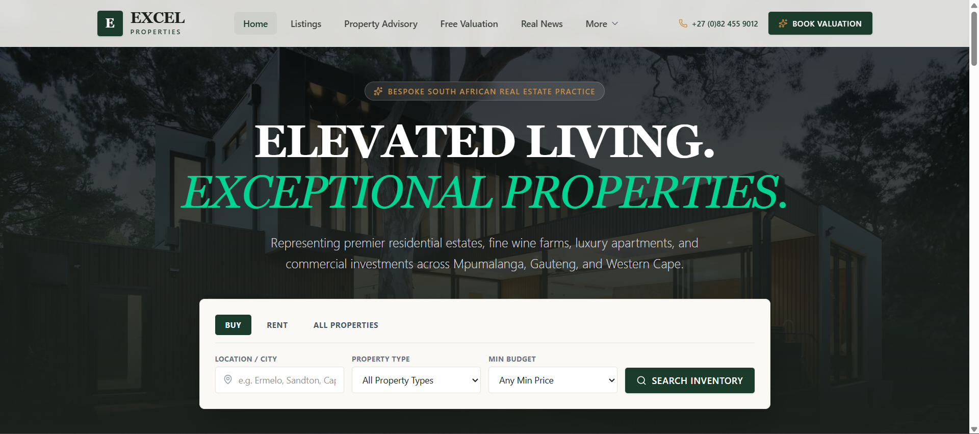 Excel Properties interface preview
